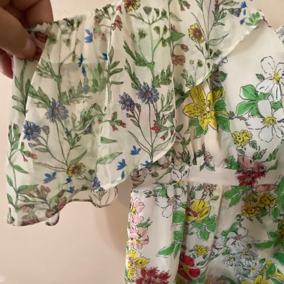 Nanette Lepore Cold Shoulder Floral Midi Dress - Picture 13 of 14